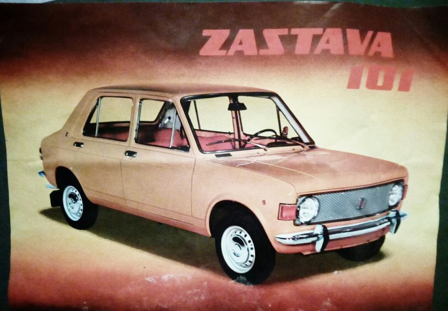 STARA REKLAMA, PLAKAT ZASTAVA 101