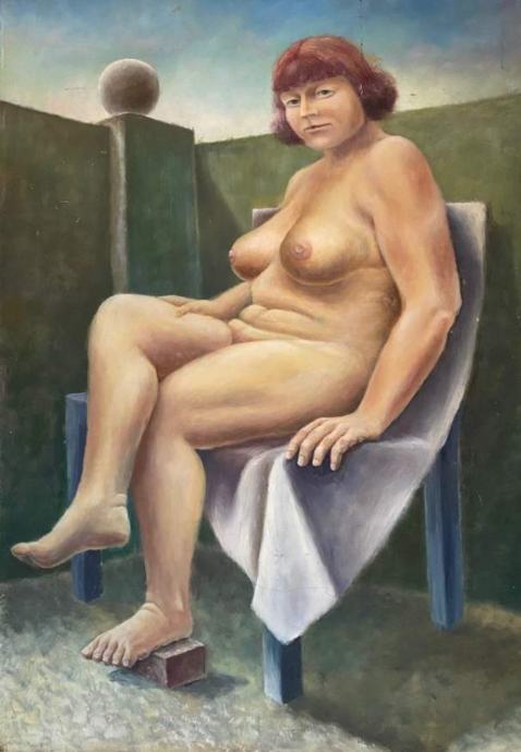 Rudolf Voigt (1925-2017) Nude In A Corner