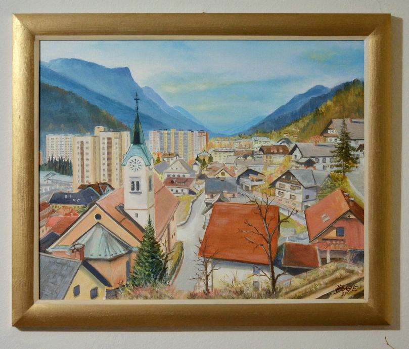 slika Jesenice olje 50x40 Blagne