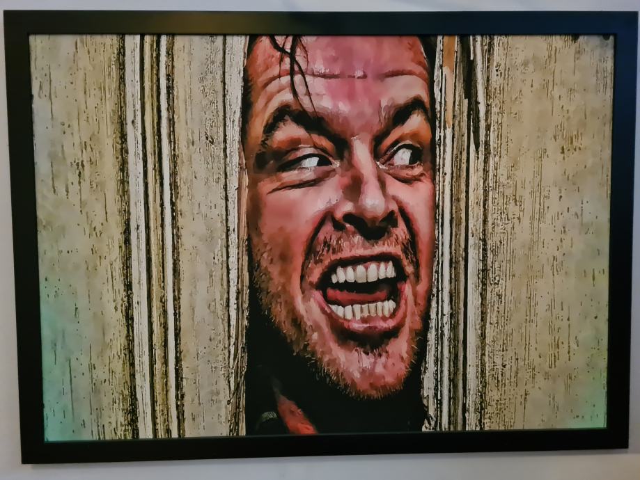 Slika The shining (Izžarevanje) Platno, okvirjeno (64cmx89cm)