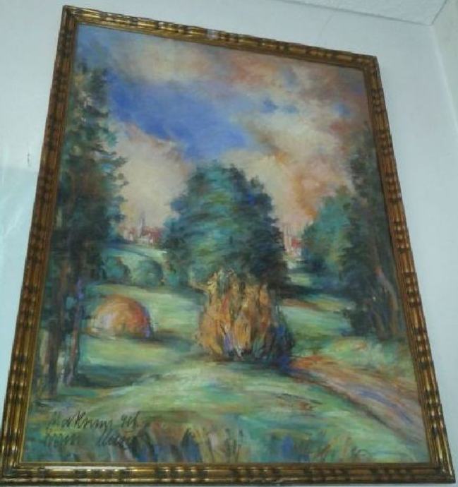 Zoran Mušič V parku Maksimir 70 x 53 cm