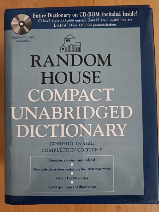 Compact Unabridged Dictionary Random house (brez CD)