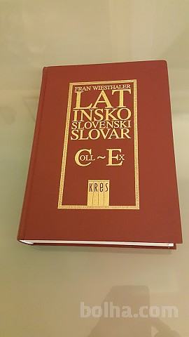 Fran WIESTHALER - Latinsko-slovenski slovar II. knjiga