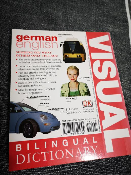 German English Bilingual Visual Dictionary 5597