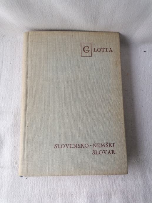 GLOTTA SLOVENSKO-NEMŠKI SLOVAR - Janez Gradišnik