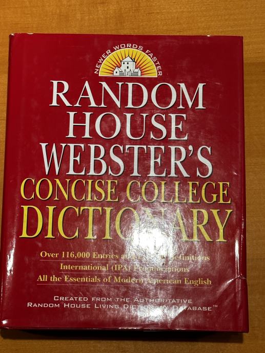 Random House Webster's concise college dictionary (angleški slovar)