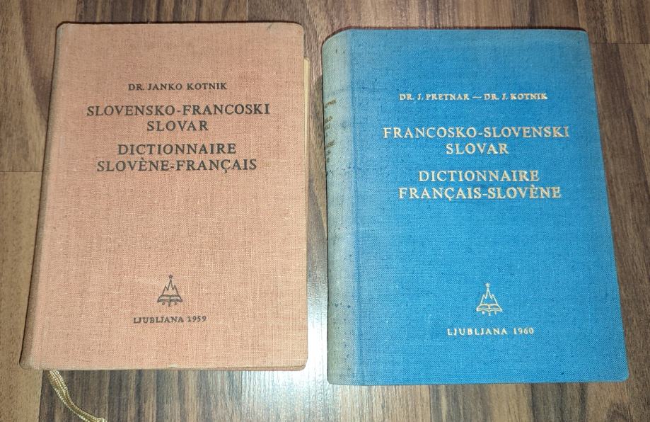 Slovensko- Francoski, Francosko- Slovenski slovar