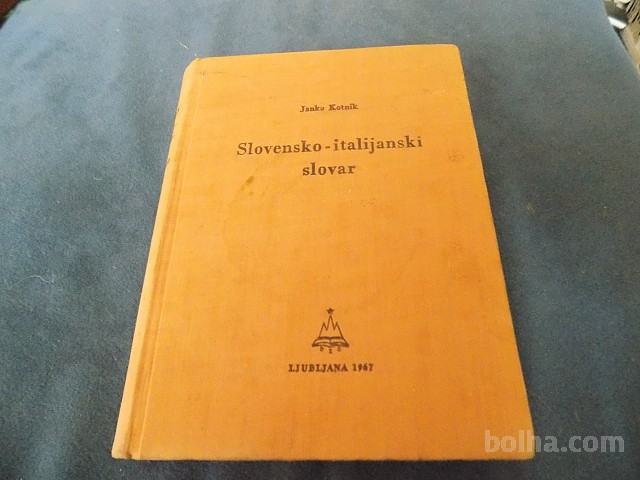 Slovensko-italijanski slovar