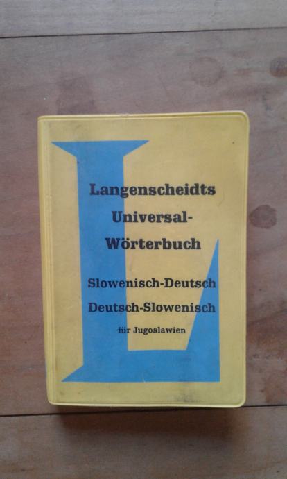 Slovensko nemški slovar za Jugoslavijo, Langenscheidl 1967