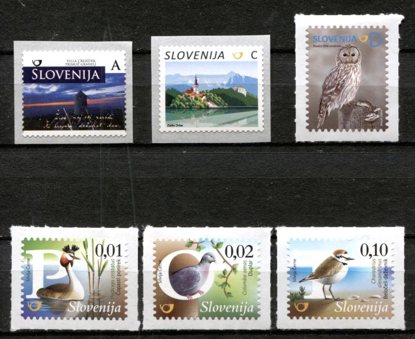 PONATIS - SLOVENIJA 2018 PTICE AVTOMATSKE ** Mi 1142C/1145C * komplet