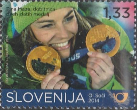 SLOVENIJA 2014 - (MI.1071)  TINA MAZE