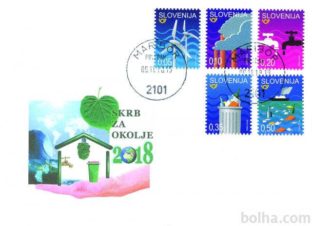 SLOVENIJA - FDC-OPD SKRB ZA OKOLJE 2018