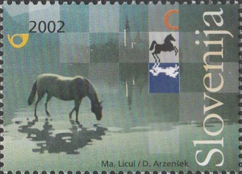 SLOVENIJA - (MI.407)  ŠAHOVSKA OLIMPIJADA 2002