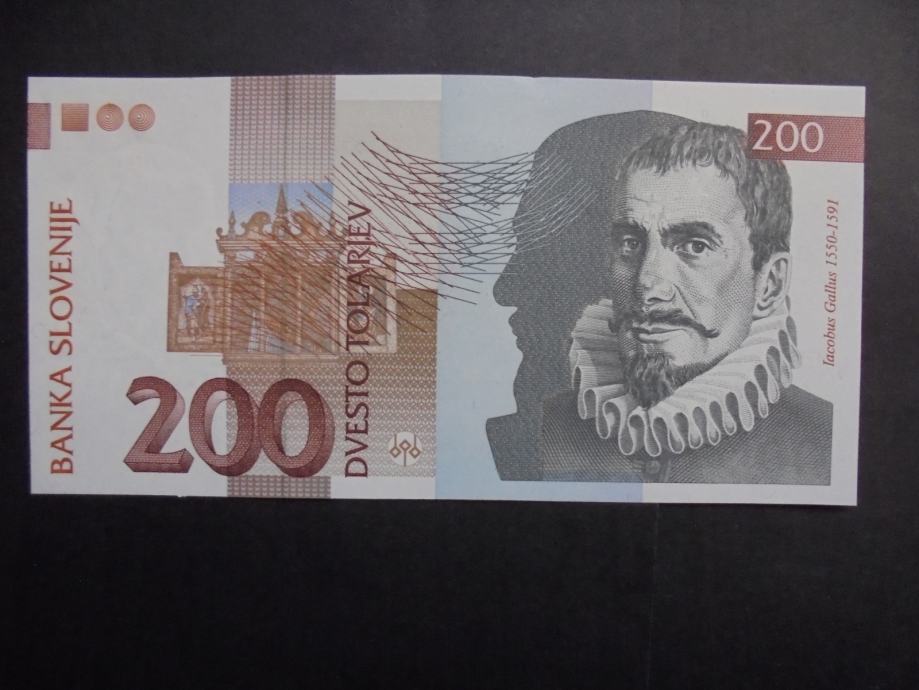 SLOVENIJA 200 SIT 2001 UNC