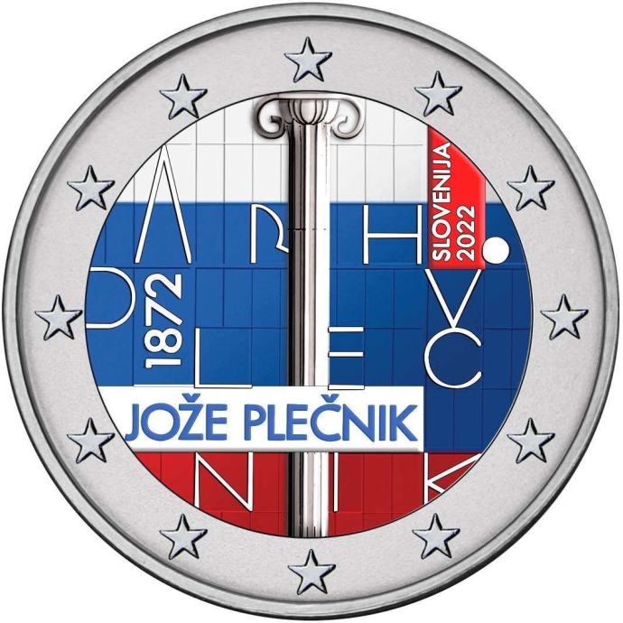 2 € 2022 - JOŽE PLEČNIK