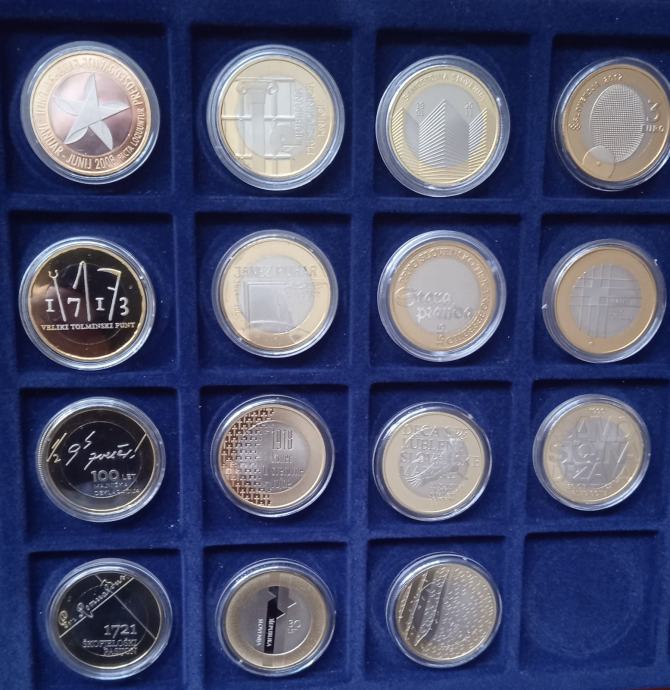 3€ SLO ZBIRATELJSKI KOVANCI PROOF 2008 - 2022