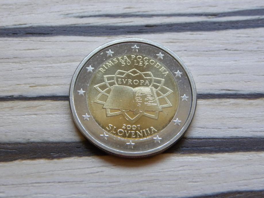 Slovenija 2 evra 2007 - Rimska pogodba UNC