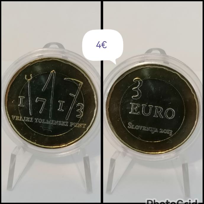 Slovenija 3 euro 2013