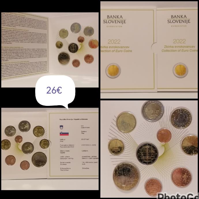 Slovenija BU euro set 2022