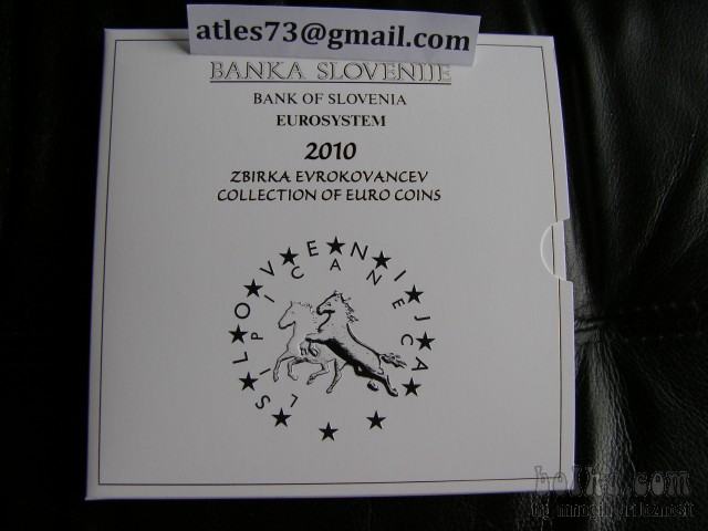 Zbirka slovenskih euro kovancev 2010 PROOF