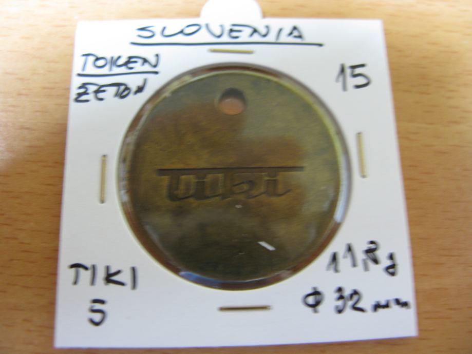 ŽETON  - TOKEN SLOVENIA - TIKI