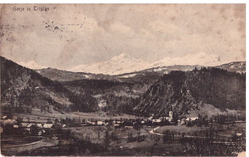 GORJE IN TRIGLAV - RAZGLEDNICA STARA KRALJEVINA