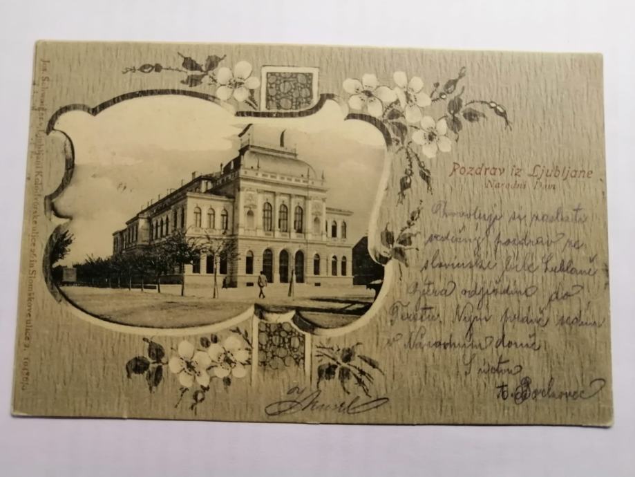 LJUBLJANA  1900 - Narodni dom