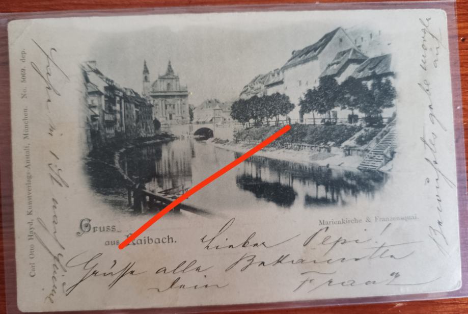 LJUBLJANA - KANAL, CERKEV, 1897