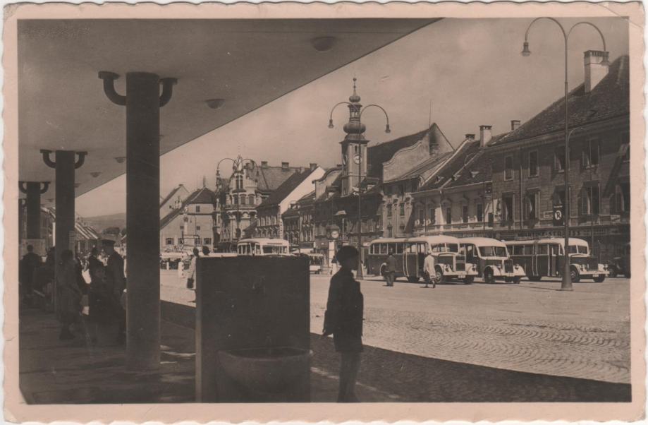 MARIBOR 1942 - Vojaška pošta, kasarniški žig LAGER, avtobusna postaja