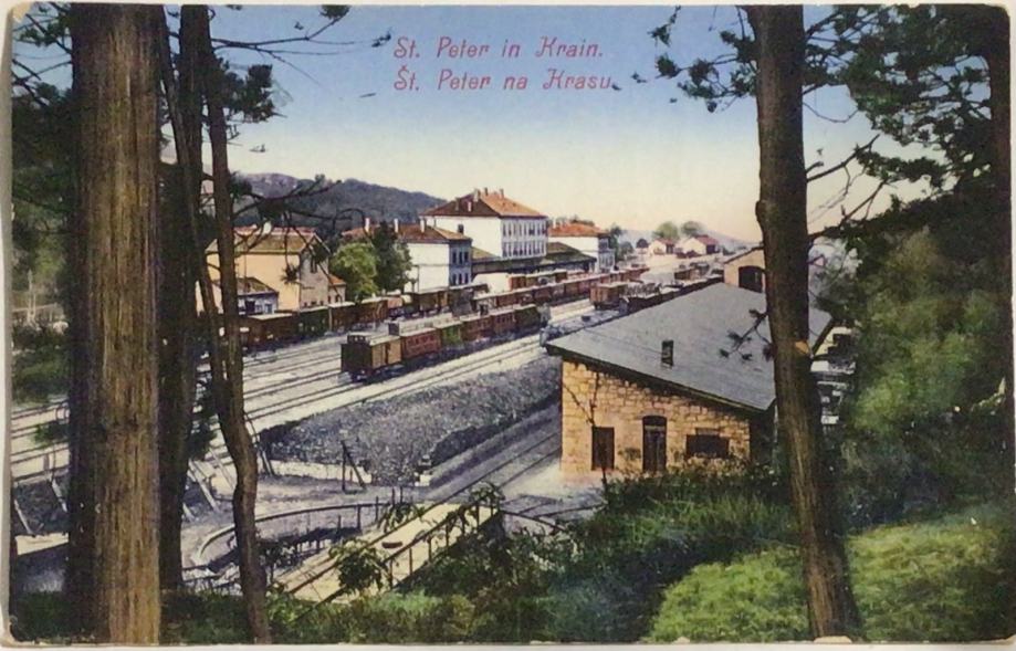 Pivka-St.Peter na Krasu,potovala 1911, kompletna in odlično ohranjena