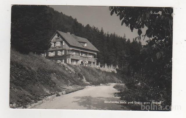 RAVNE na KOROŠKEM 1962 - Smučarska koča pod Uršljo goro