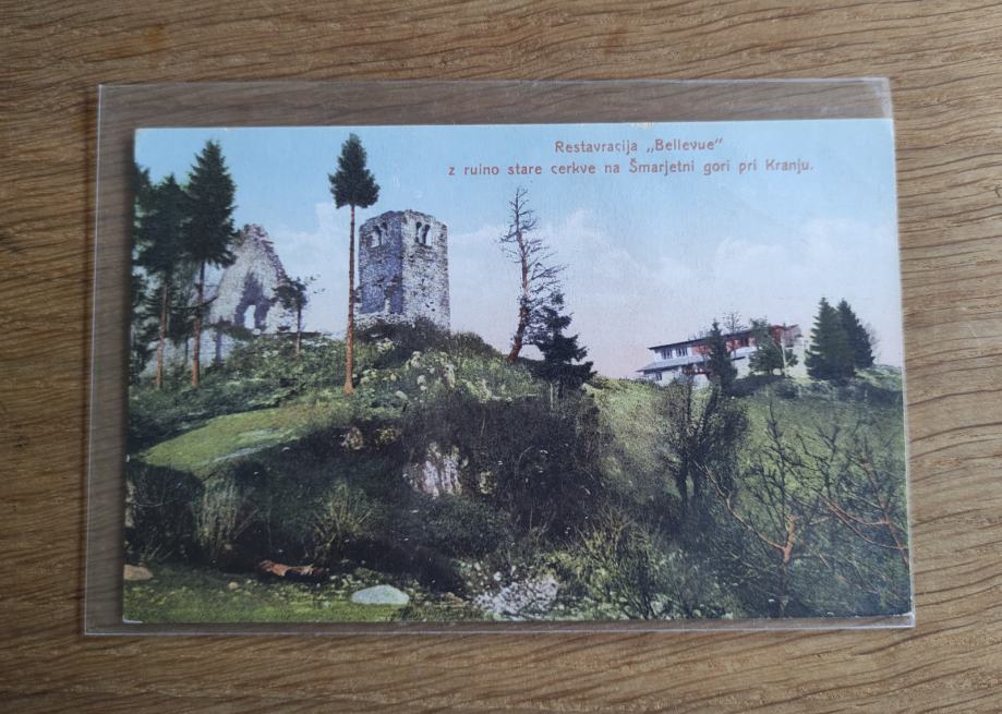 Restavracija Bellevue - Šmarjenta gora, Kranj, Gorenjska, 1920-ta.