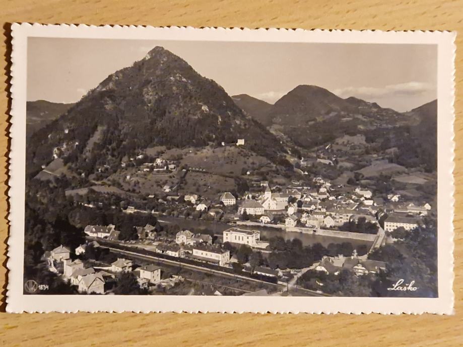 Stara foto razglednica Laško 1940 Slovenija