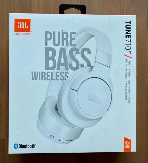 Brezžične Bluetooth slušalke JBL TUNE 710BT - NOVE, V GARANCIJI