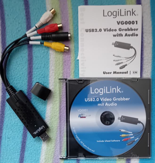 LOGILINK USB 2.0 AUDIO VIDEO PRETVORNIK – AUDIO VIDEO GRABBER VG0001