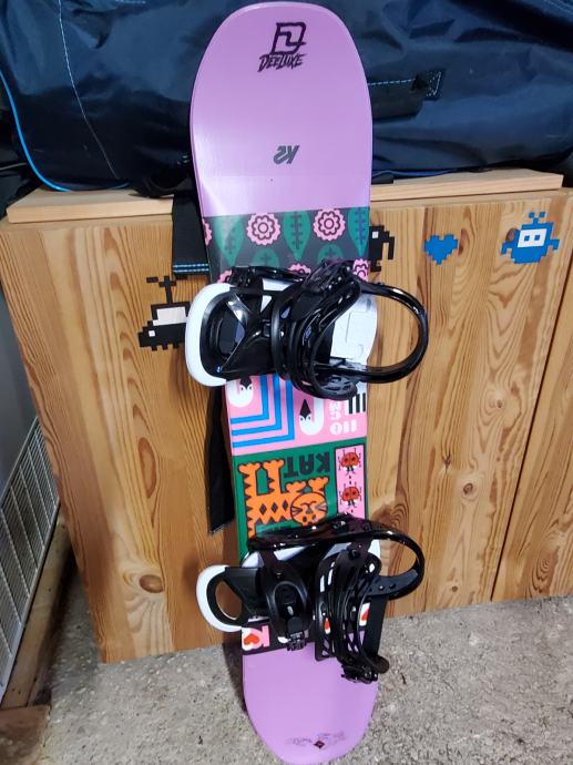 Otroški snowboard K2 Lil Kat board 110 cm + vezi