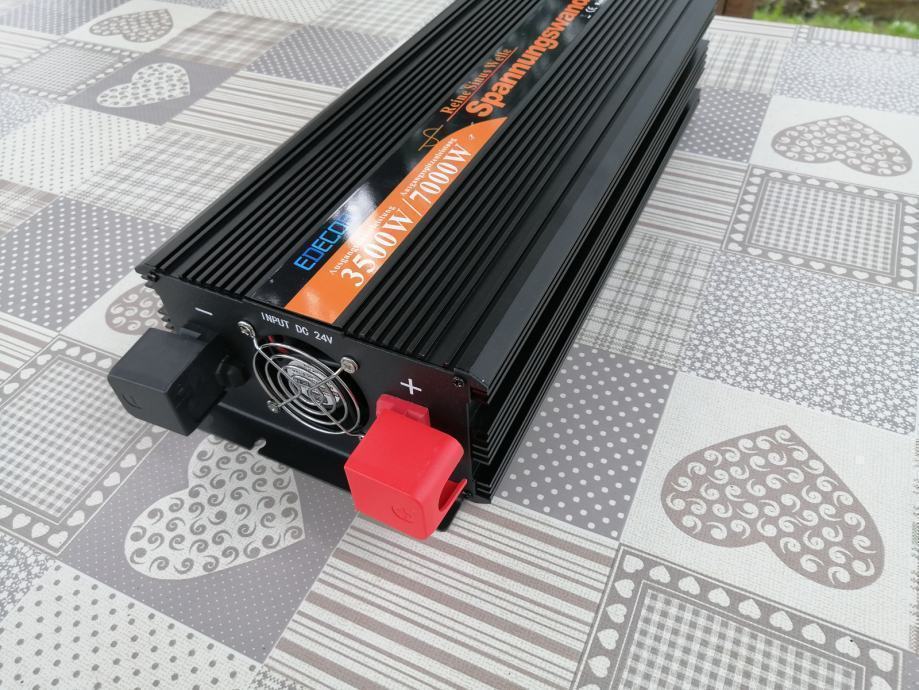 SINUSNI INVERTER PRETVORNIK IZ 24V/230V3.5KW/7KW