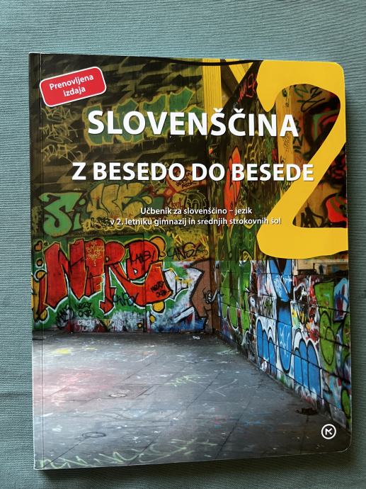 Slovenščina z besedo do besede 2 učbenik