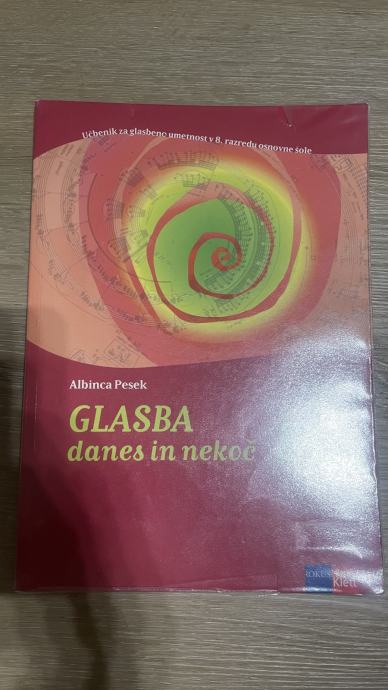 Učbenik za 8.razred GLASBA danes in nekoč