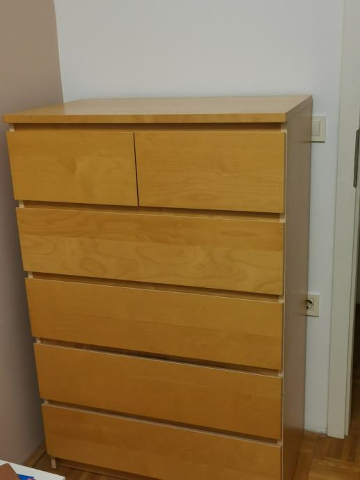 Ikea Malm predalnik breza