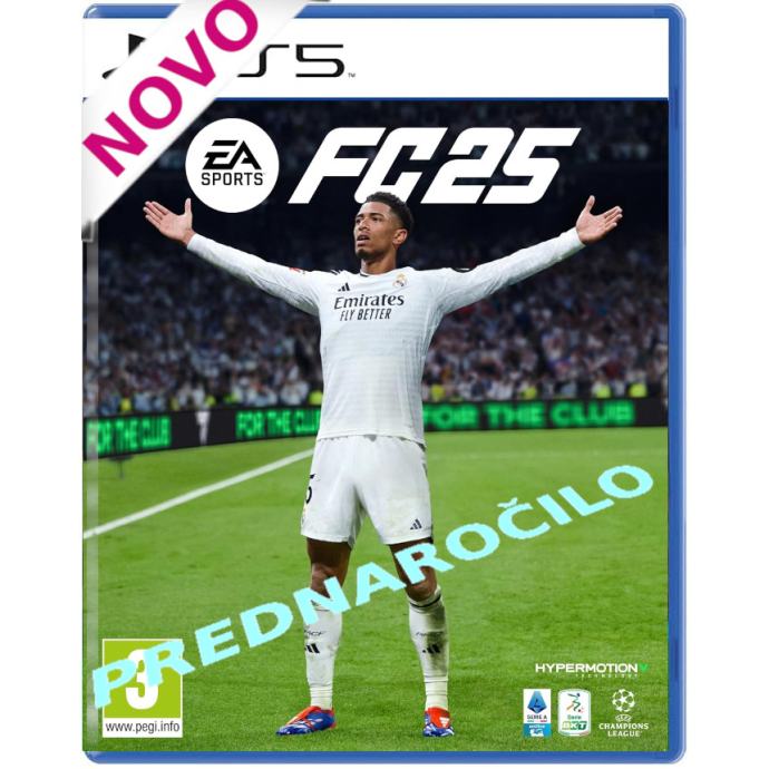 FC 25 PS5 EA SPORTS (Playstation 5) Prednaročilo, 4 dni do izida