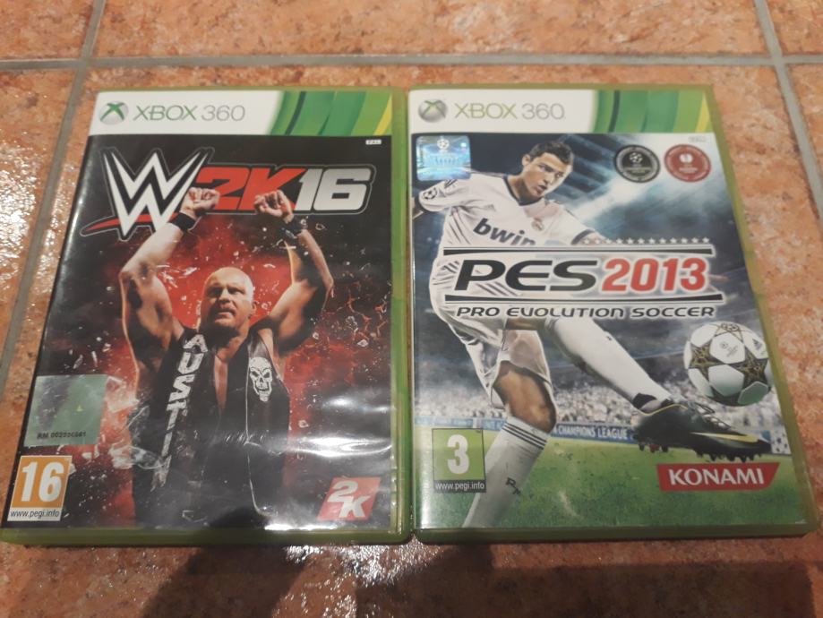 X box športne igre: W2K16 -Pes 2013