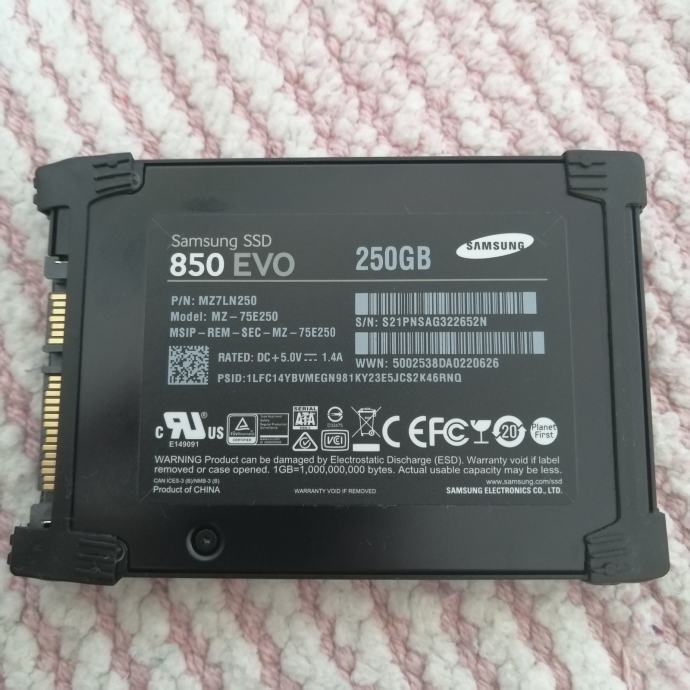 Ssd 850 evo 250gb прошивка