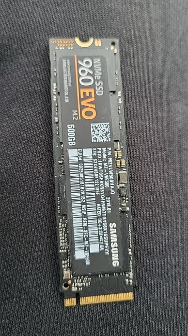 samsung evo 960 nvme 500gb