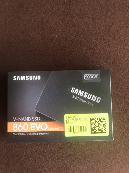 Samsung SDD trdi disk 860EVO 500 GB