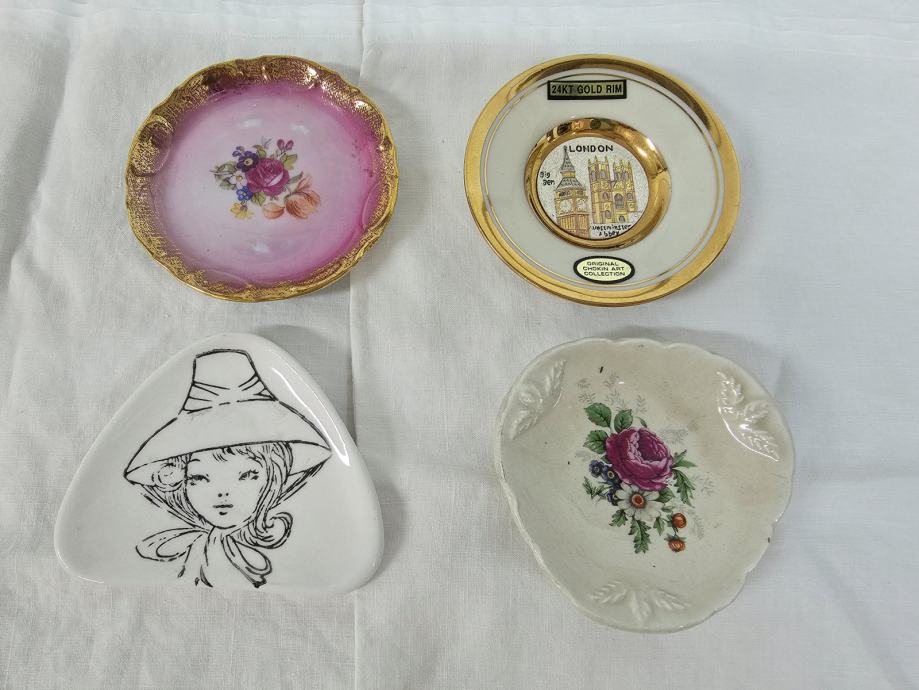 4 X ZBIRATELJSKI KROŽNIK - PORCELAN