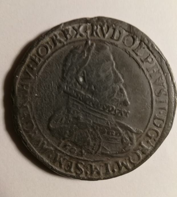 Kovanec 2 Thaler z letnico 1604 (avstrija),Rudolfa II. (1552 - 1612)