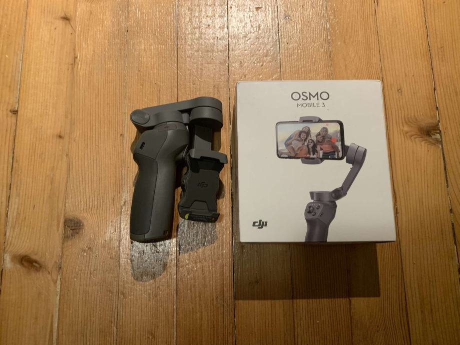 DJI OSMO Mobile 3 skoraj nič rabljen + vsa oprema!