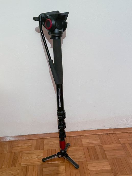 Video monopod Manfrotto 562B-1 + Video glava Manfrotto MVH500AH