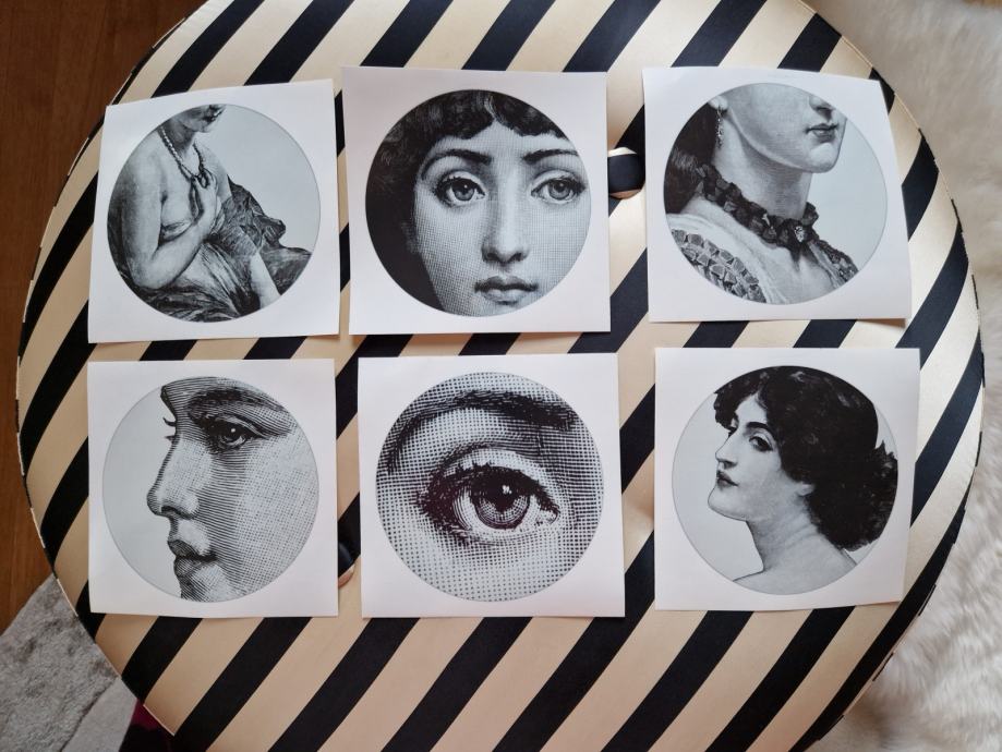 Lina Cavalieri Fornasetti nalepke